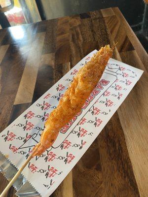 Shrimp skewer