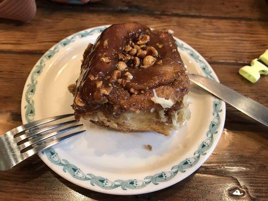 Hazelnut sticky bun