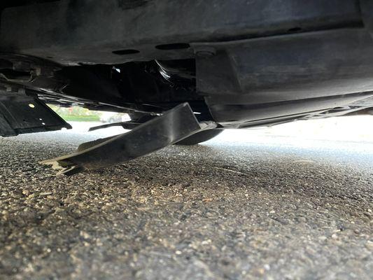 2010 Prius front end undercarriage cover.