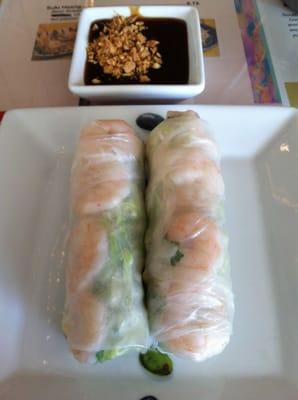 Vietnamese shrimp & pork spring roll.