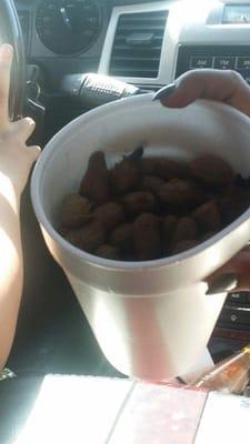 Cajun  boiled  peanuts