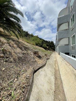 Commercial Site:  Slope Clearance & Fire Prevention