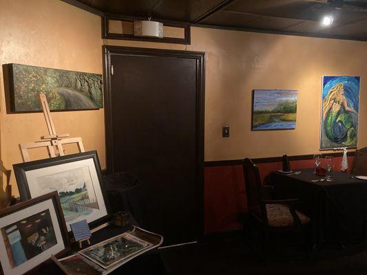 Art Gallery at Restaurant