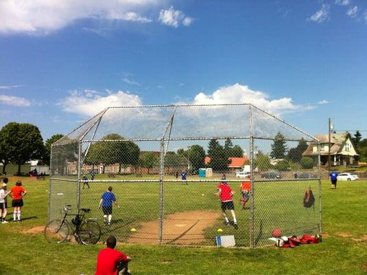 Kickball in the park!