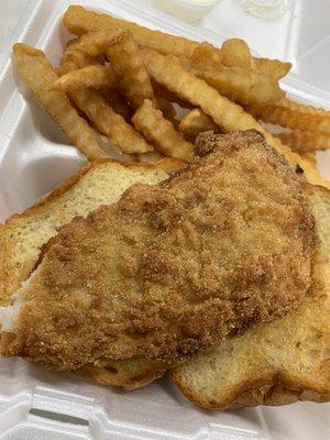 Huge Catfish Sandwich!