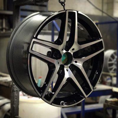 Mercedes wheel repaired at Proformance.