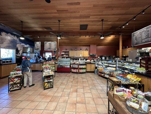 Main area of the store. There's a wine section to the right and refrigerators of drinks to the left (not pictured).