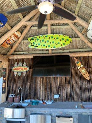 Tiki hut electrical