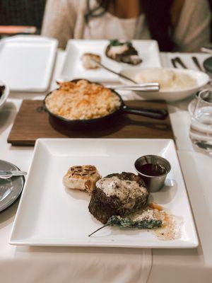 filet mignon + lobster mac n cheese