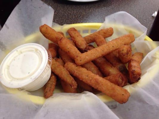 The fried zucchini appetizer