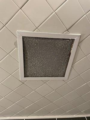 Air vent that's certainly never been cleaned!