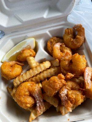 Shrimp only platter