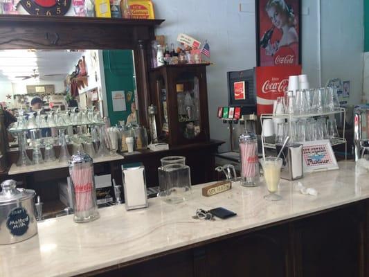 Old Fashioned Soda Bar