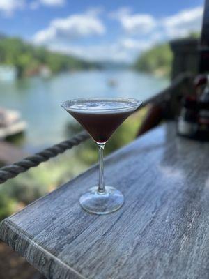 Black cherry tini