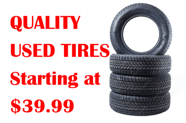 we sell tires, both new and used