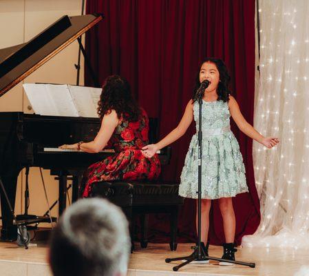 One of the 7 recitals we put on each year.