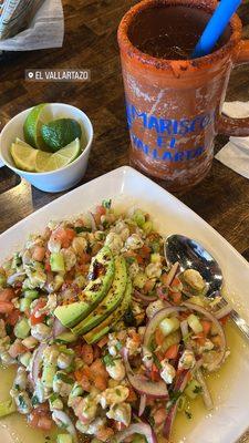 Ceviche de camarón