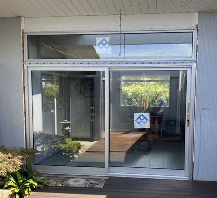 AllWeather aluminum door for an Ichler home in Castro Valley.