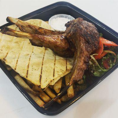 Lamb chops platter