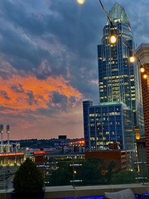 Rooftop bar view