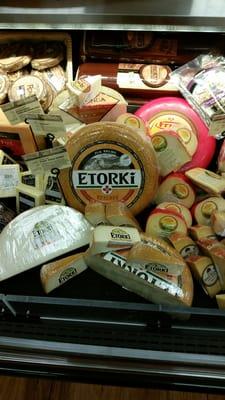 Basque cheese. They're trying to pull out the class.