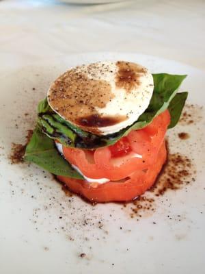 Caprese salad at the Lodge restaurant