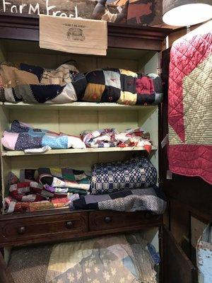 Some antique quilts