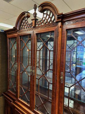 Lexington Chippendale Mahogany China Cabinet