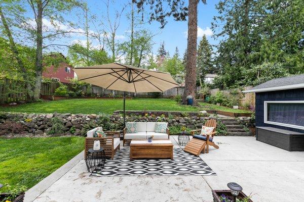 This listing's backyard was a favorite of mine!