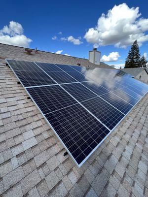 Another set of Beautiful Solar Panels Installed on the roof