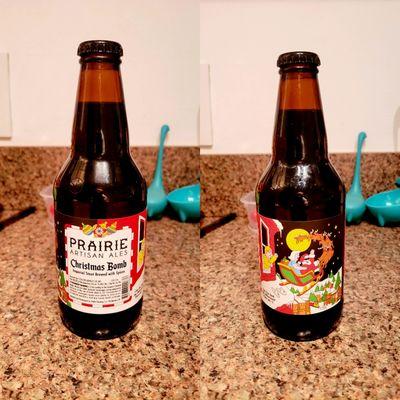 Prairie Artisan Ales Christmas Bomb Imperial Stout Beer 12floz Bottle $10.99 (12/03/22). #PalisadeWineAndLiquors #JerseyCity #NewJersey