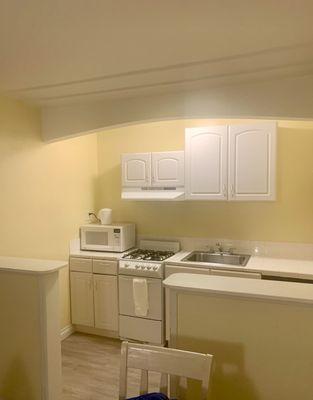 Kitchen in room