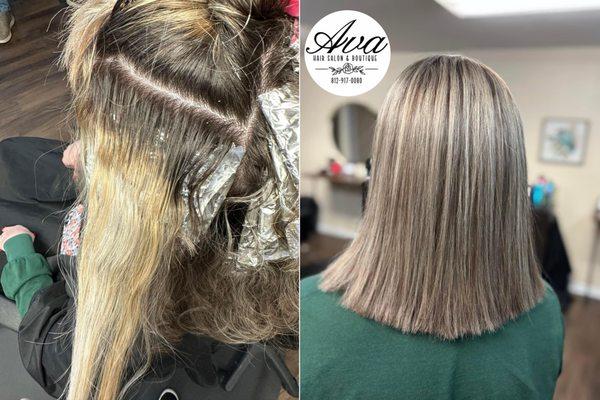 An incredible before and after!