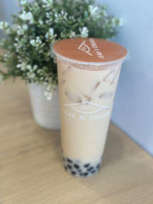 Jasmine Milk Tea w/boba