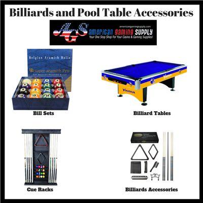 Billiard and Pool Supplies