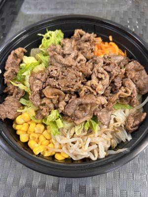 Bibimbap with bulgogi