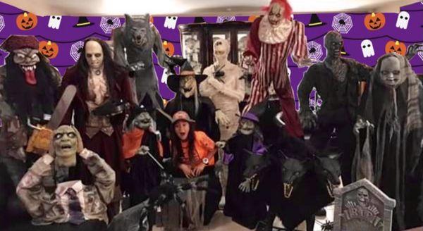 OUR ANIMATRONICS for our HOUSE DISPLAY to put in our front yard for OUR YEARLY HAUNTED HOUSE