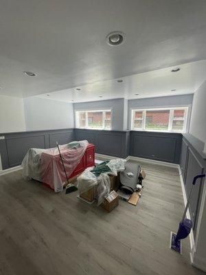 Complete interior painting