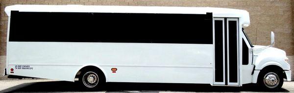 25 passenger luxury limo bus