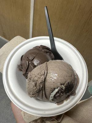 Vegan chocolate nightfall and sea salt oreo