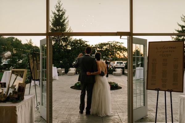 Our wedding at the Ritz Charles Garden Pavilion