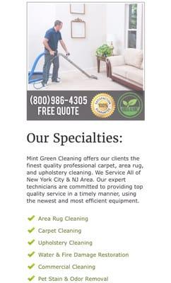 Call to set up an appointment or a free no obligation estimate today!