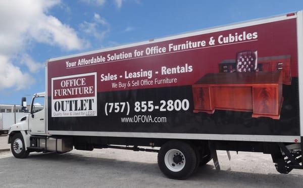 We have the largest inventory of used office furniture in Hampton Roads.