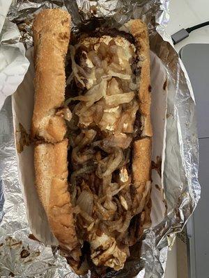 Johns Roast Beef w/ Mozzarella & Gravy