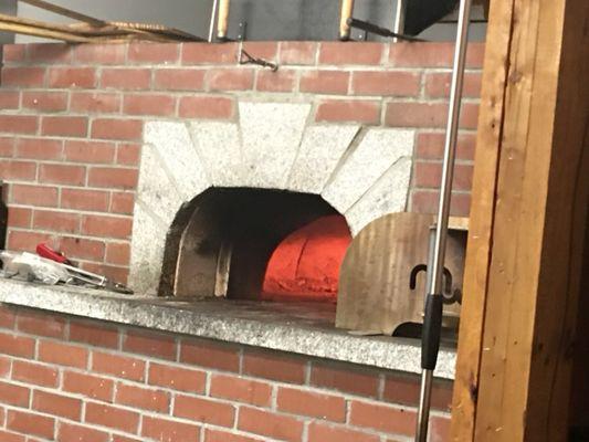 Wood-fired pizza!