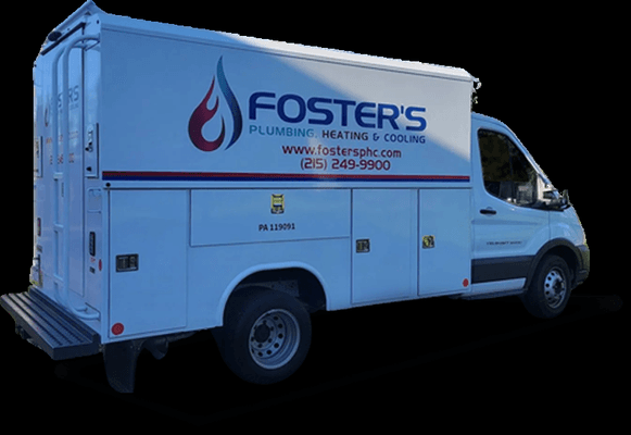 Foster's Plumbing, Heating & Cooling Truck