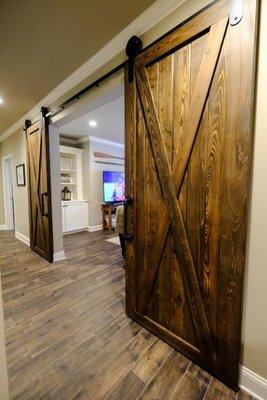 Barn door installation Lawrenceville, GA