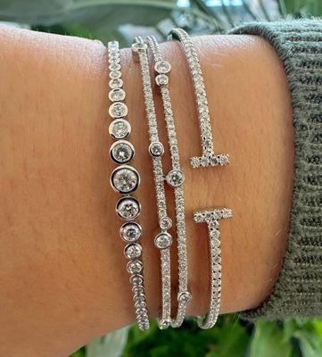 Diamond bangles