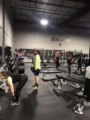 Group weight Training with flexible schedules.