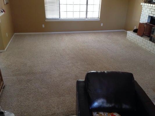 And after. A huge difference. And this is old, crummy carpet! Well worth it.